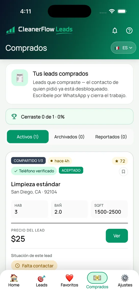 Solicitudes que ya compraste